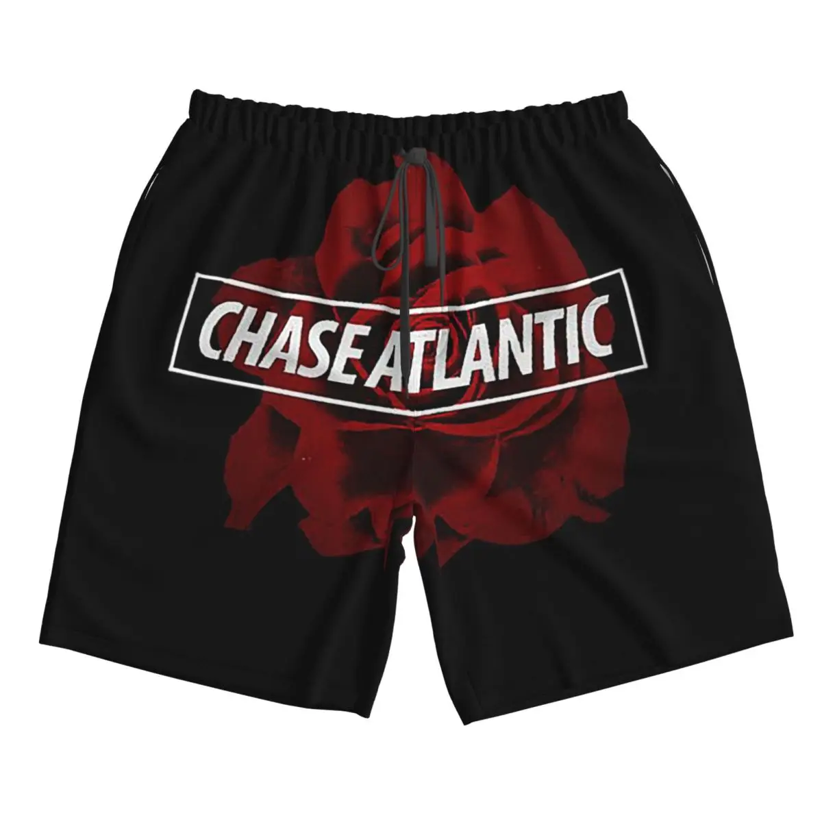 

Chase Atlantic Rose Logo Trunks Beach Board Shorts Casual Quick Dry Swimming Summer Men Pants