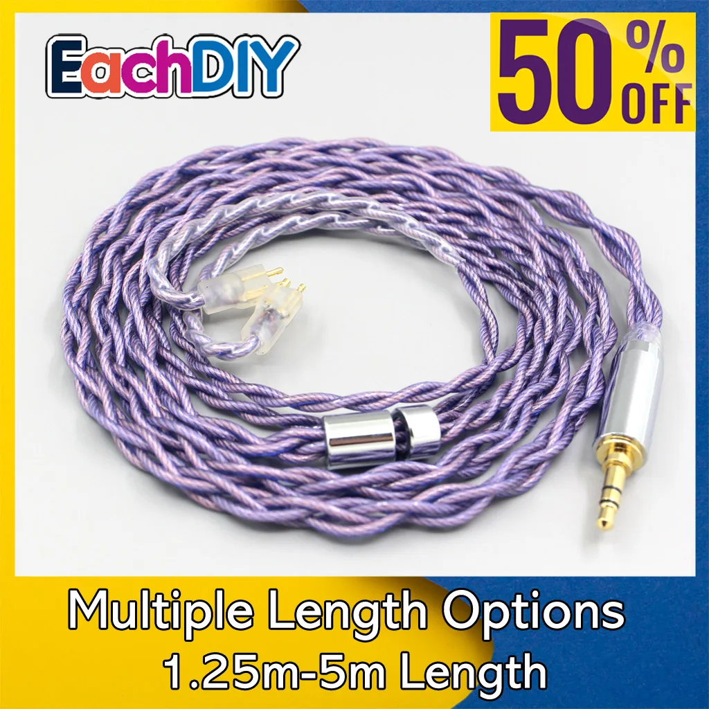 كابل سماعة أذن Type2 1.8 مم 140 cores litz 7N OCC من أجل Fitear للذهاب! 334 خاص c435 mh334 جابين 111(F111) MH333 22 LN 007889