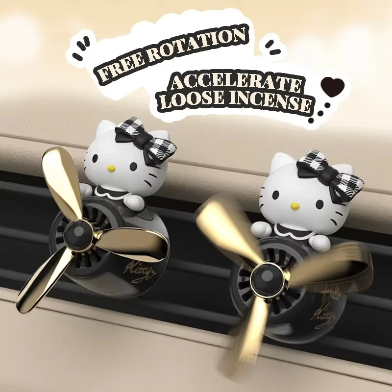 かわいいハローキティサンリオ車芳香剤装飾漫画クロミアロマセラピー車のアウトレットアクセサリーおもちゃモデル女の子ギフト