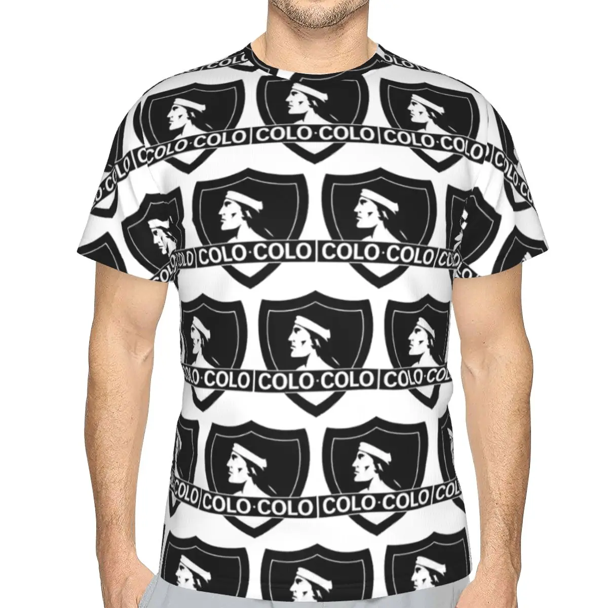 Camiseta Social Y Deportivo Colo-Colo para hombre, camisetas de moda para hombre, cuello redondo, manga corta