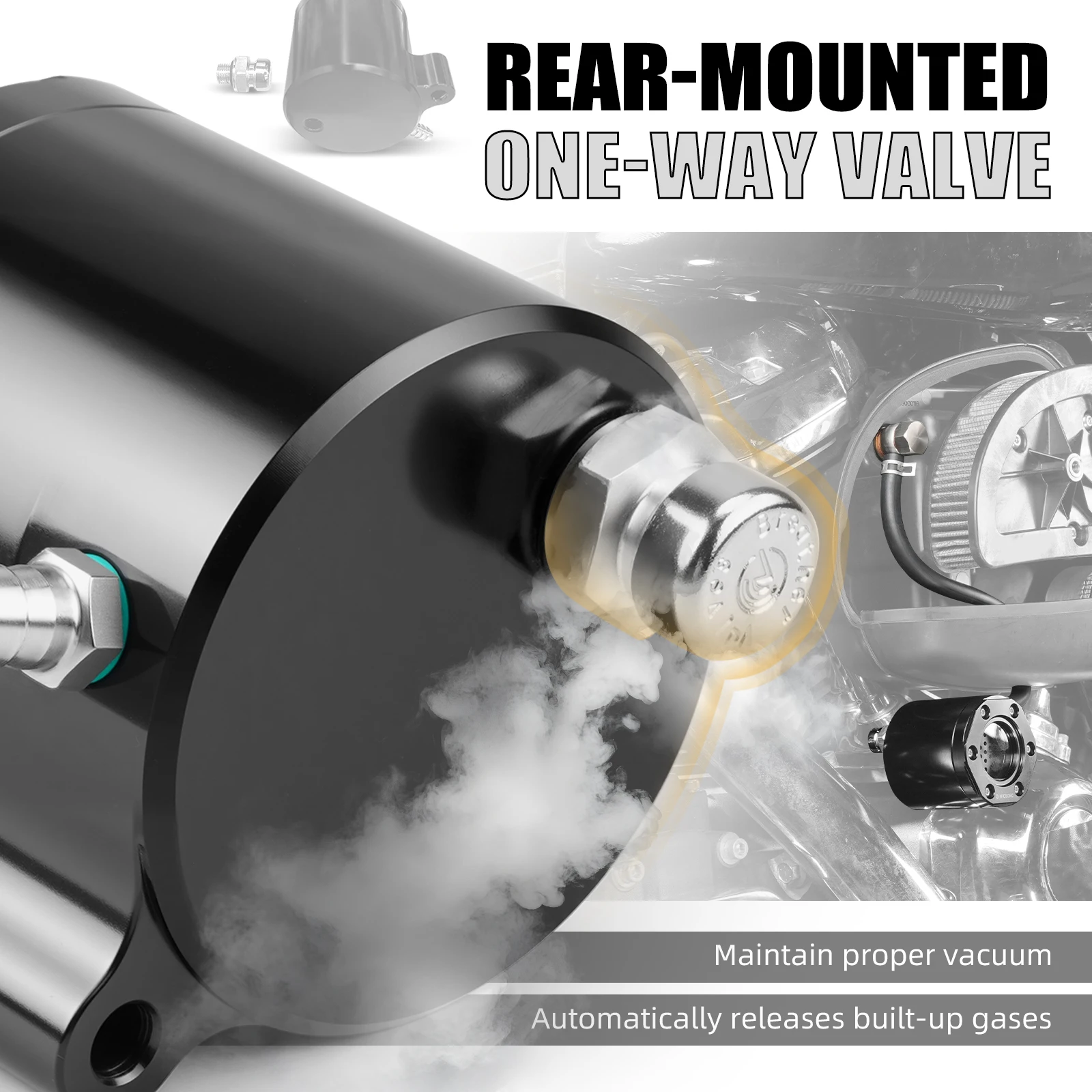 For Harley Road Glide FLTRX Special FLTRXS 2017-2023 External Breather Kit Street Glide FLHX Road King FLHR Street Bob FXBBS 114 - Image 3