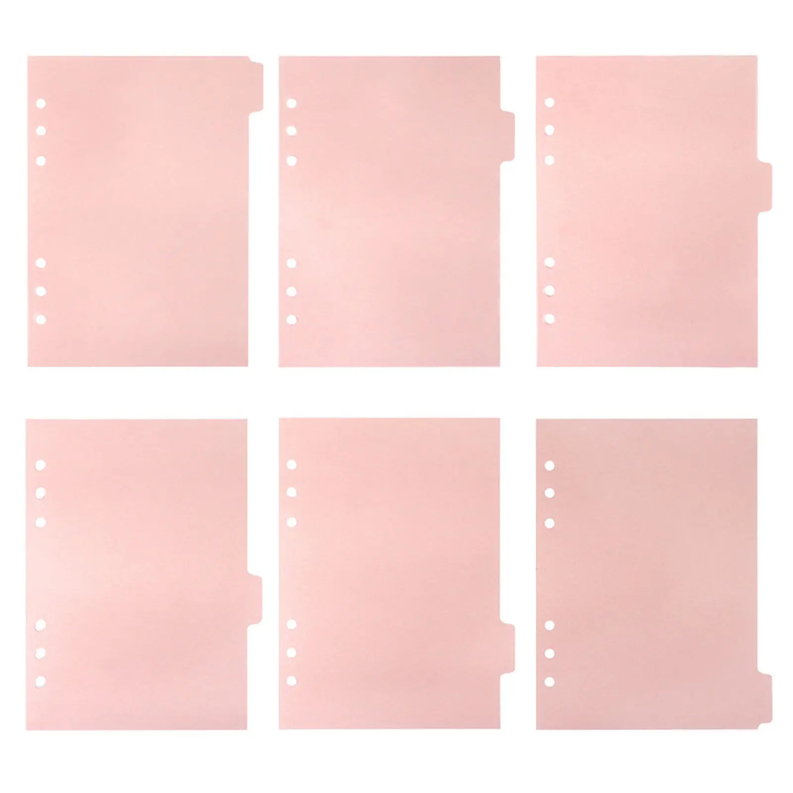 

6Pcs Notebook Dividers with Write-on Tabs Creative Index Dividers for Binders Planners Files Reports
