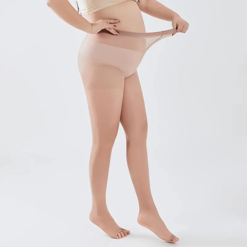 M XL XXXL Plus Size Pantyhose Women Sexy Open Toe Fingerless Stockings For Summer Sandal Ultra Thin Transparent Underwear - Image 5