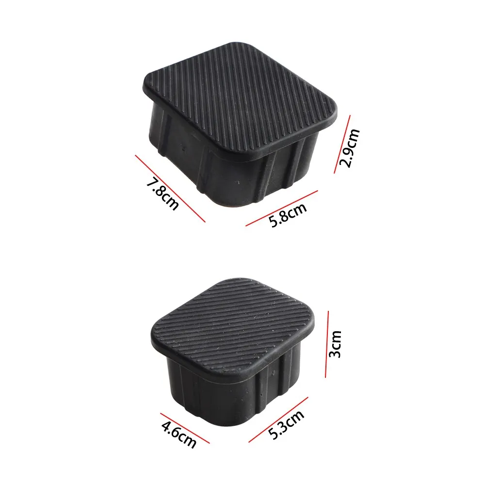 4Pcs Crash Bar End Caps Front Axle Plug Rubber Stopper Cover Protection For Ford Bronco 2021-2023 2/4 Door