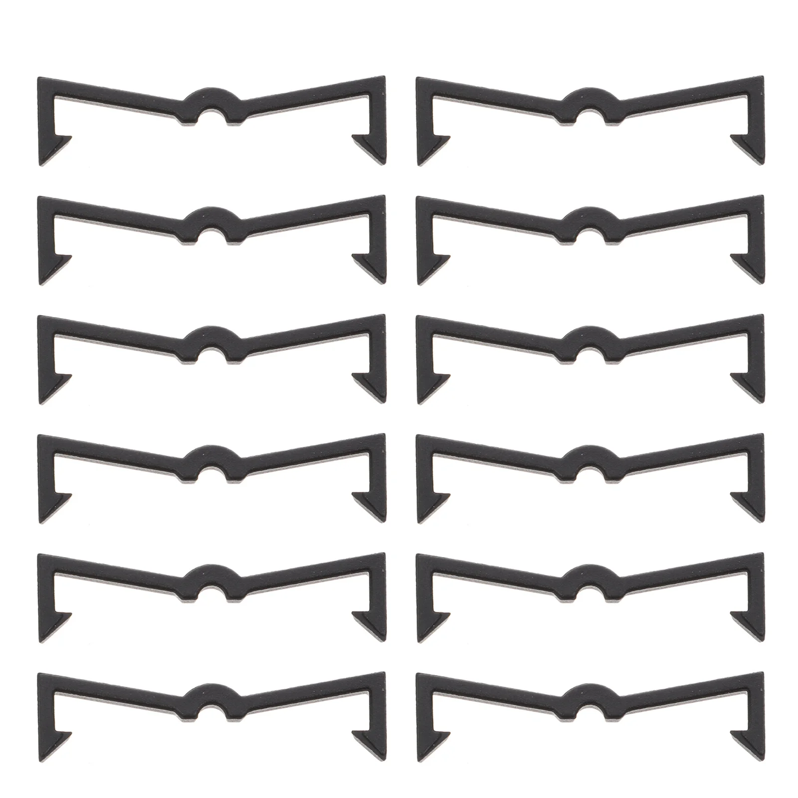 

200Pcs Black Plastic Peg Locks Pegboard Hook Fixer Organizer Tool for Hanging and Display Black Pegboard Hook Plastic Peg Locks