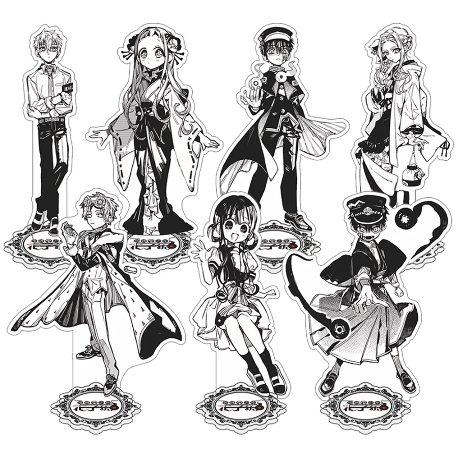 Acrylic Stand Figure Yashiro Nene Hanako from Toilet-bound Hanako-kun Anime Desktop Ornament Personality key chain Collectible