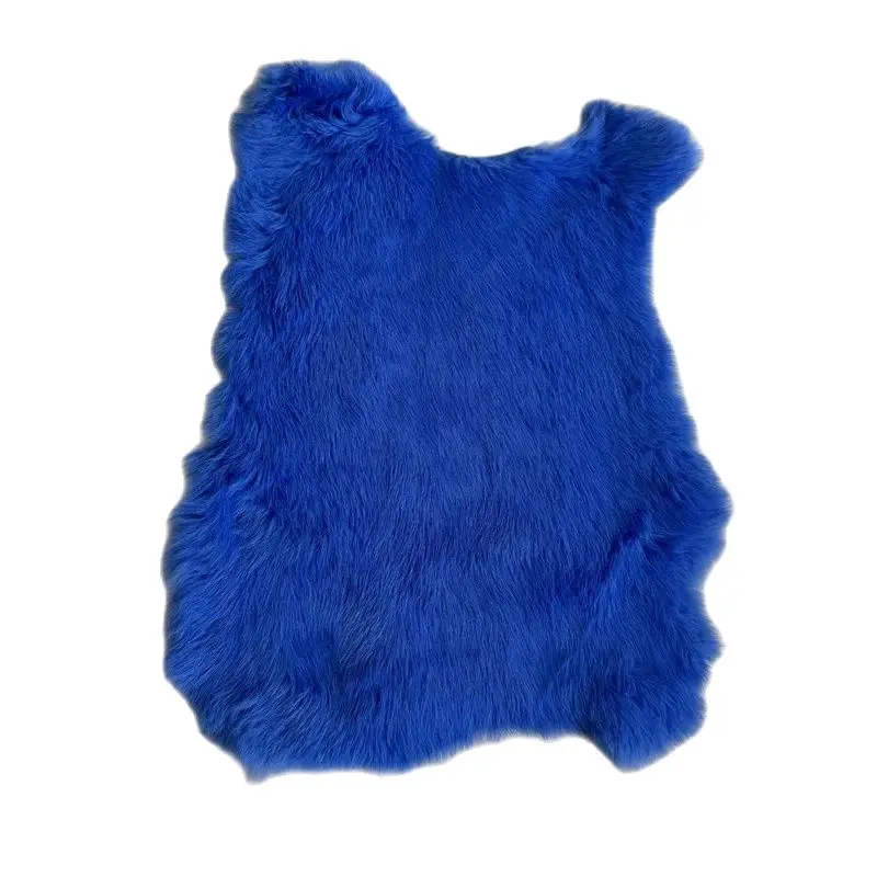 Real Dyed Rabbit Fur Skin Pelts