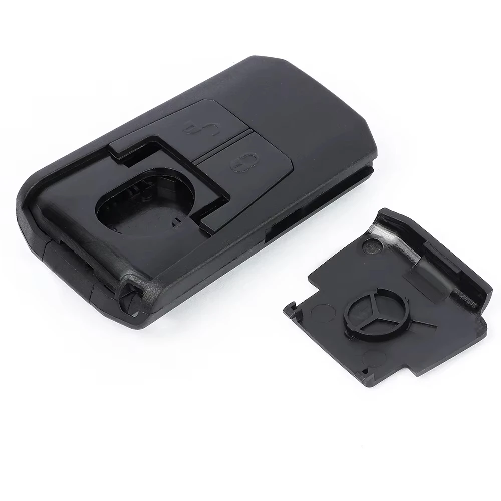 

2 Buttons Remote Key Shell Case Fob HU64 for Mercedes Benz Actros Antos Truck - Ignition Key Housing Accessory