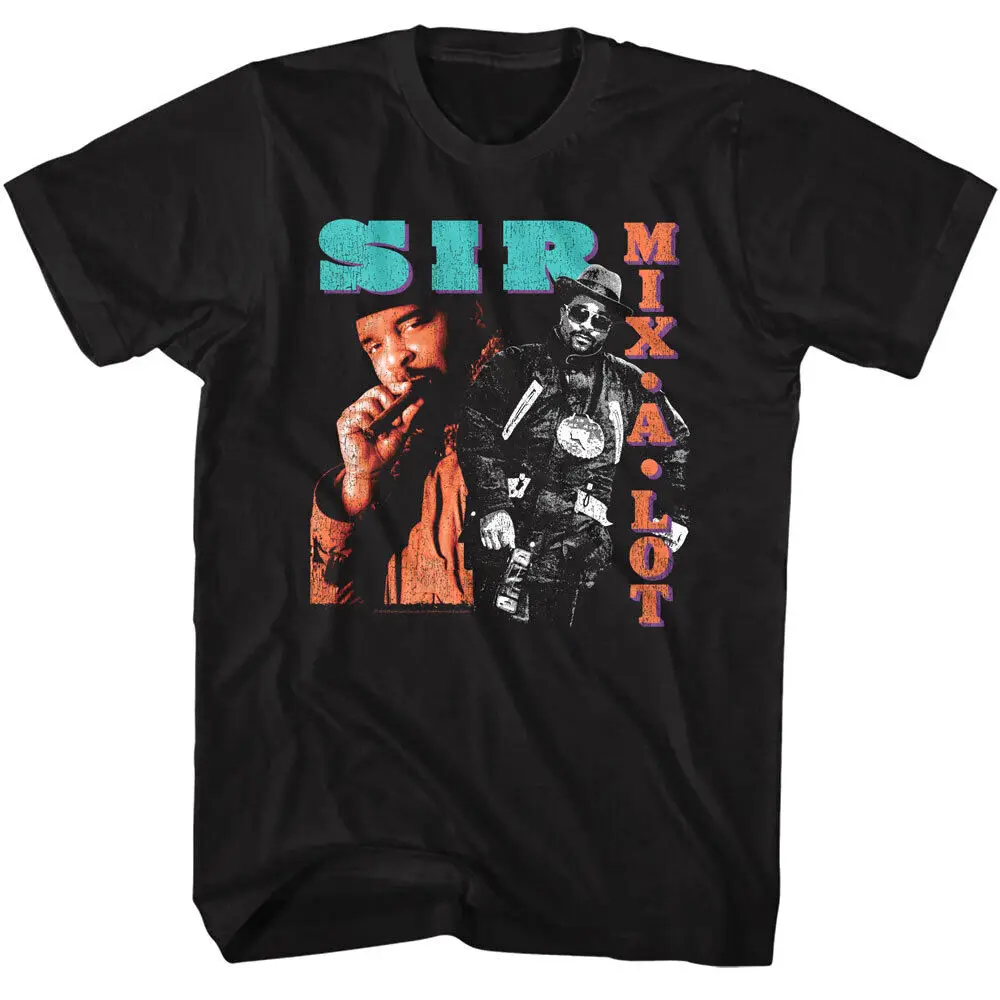 Sir Mix a Lot Cigar Smokin Men's T Shirt Rapper Hip Hop Merch