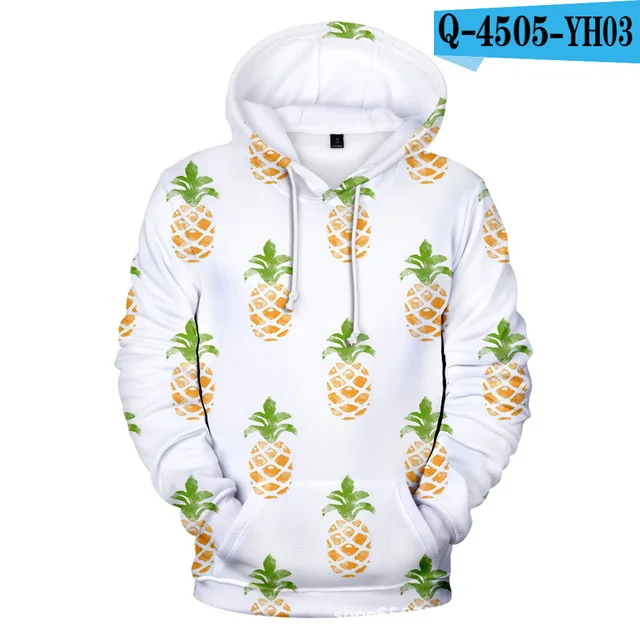 Fruit 3D Print Fashion Hoodie Men Women Harajuku Long Sleeve Sweatshirts Hip Hop Tracksuits Cool Streetwear Pullovers S-7XL