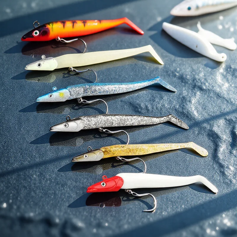 Marine Salt Mix - FLYSAND 11/16 centimetri Morbido Silicone Richiamo
