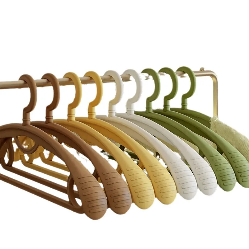 5pc-wide-shoulder-clothes-hanger-no-marks-anti-slip-hanger-thick-clothes-rack-plastic-pants-drying-support-wardrobe-storage