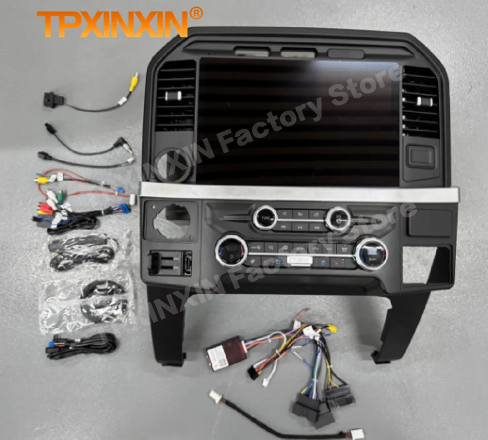13.1Inch Android Auto Carplay For Ford Raptor F150 F250 F350 F450 2015~2019 Multimedia GPS Navigation Stereo Receiver Head Unit