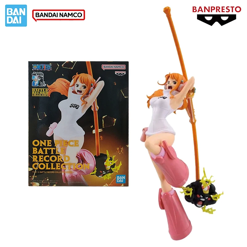 

Bandai Genuine Original One Piece Banpresto BATTLE RECORD COLLECTION Nami Animation Model Figure Toy Collection Gifts for Kids