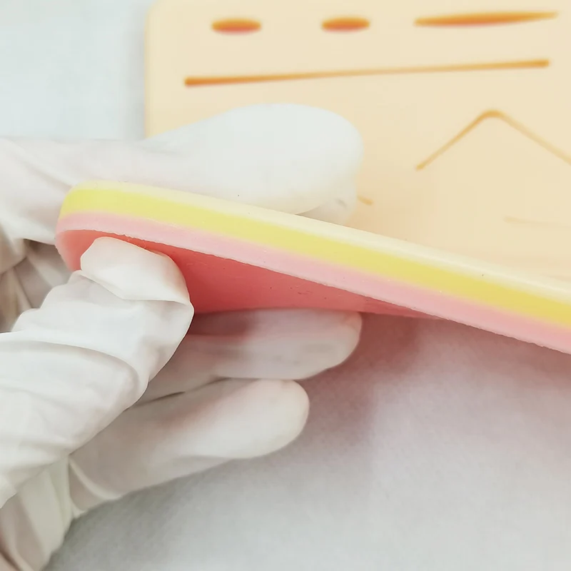 Surgical Suture Module Silicone Model Practice Medical Students Surgical Practice Wound Suture Skin
