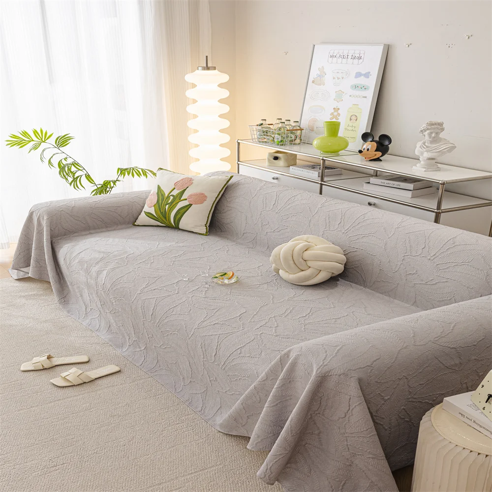 2026 Retro French Style Light Luxury Sofa Cover Universal Non-Slip All-Season Fabric High-Quality Sofa Slipcover Anti-Cat