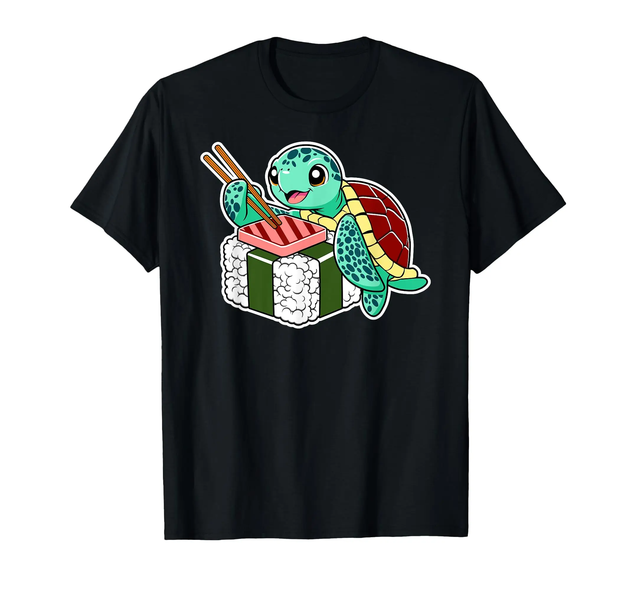 

Funny Animal Sea Turtle Eating T-Shirt
