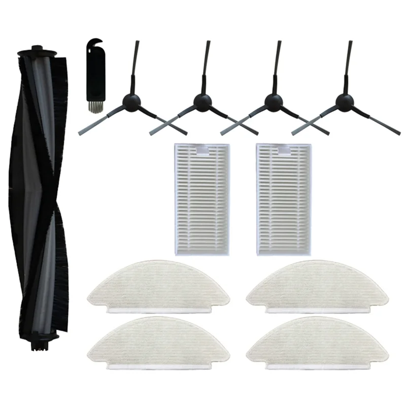 Роликовая боковая щетка EAS, швабра с фильтром Hepa для VIOMI Alpha 2 Pro/V5 Pro/V5 VXVC15-JCB-1 VXVC16-JC VXVC23, аксессуары для пылесосов