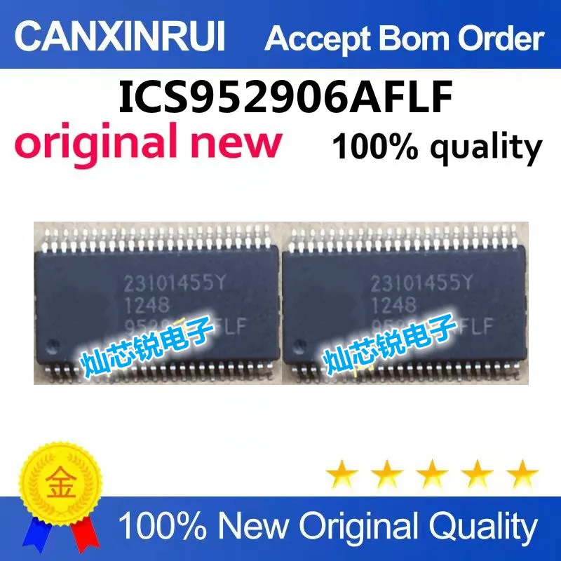

ICS952906AFLF brand new original genuine, quality assured.