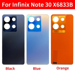 NEW For Infinix Note 30 X6833B 12 G96 X670  Hot 40i X6528B X6528 Battery Cover Back Panel Rear Door Housing Case Repair Patrs