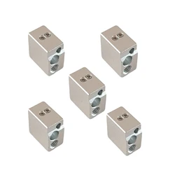 5PCS Original FLSUN SR Extruder Heated Block Super Racer Hotend Heater 3D Printer Part Aluminum