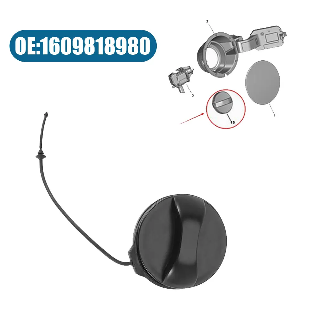 1pc Car Inner Tank Cap Car Fuel Filler Cap Auto Engines Accessories for Peugeot 301 3008 508 408 308 for Citroen 2014 Elysee C4L