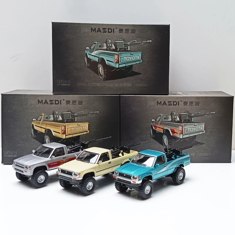 

1/64 HiLux 1995 Pickup Alloy Car Diecasts & Toy Vehicles Car Model Miniature Scale Model Car For Children