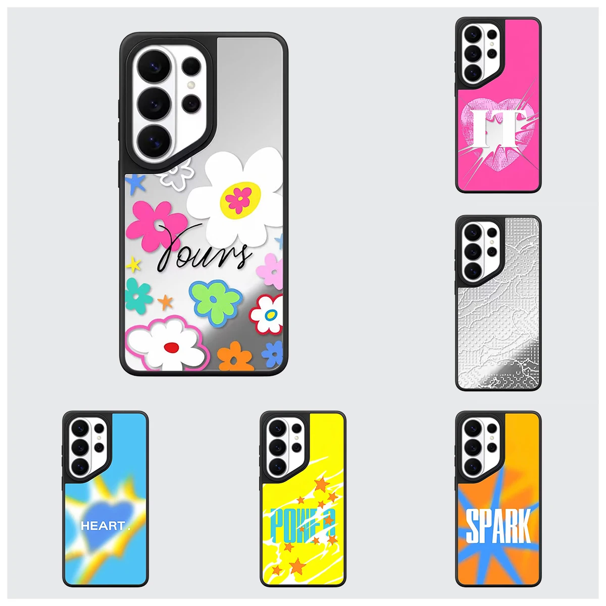 URS Mirror Surface Magnetic Phone Cover for Samsung Galaxy S23 S24 S25 S26 Ultra S26+ Plus Case