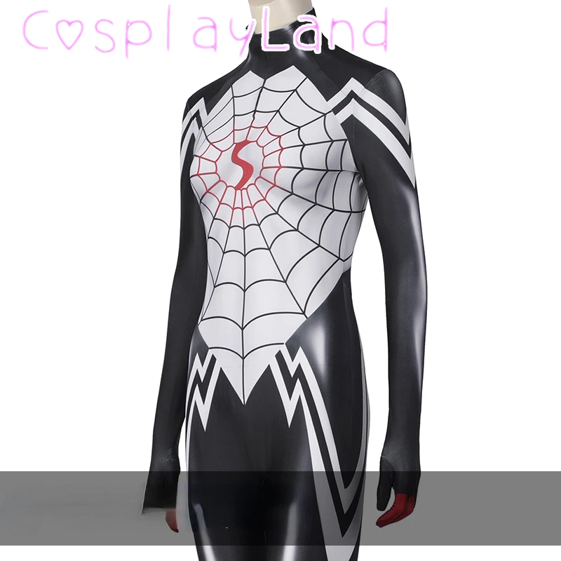 Lady Jumpsuit Silk Cindy The Moon Cosplay Costume Spandex Tights Zentai Suit Halloween Outfit  Women Jumpsuit Scarf