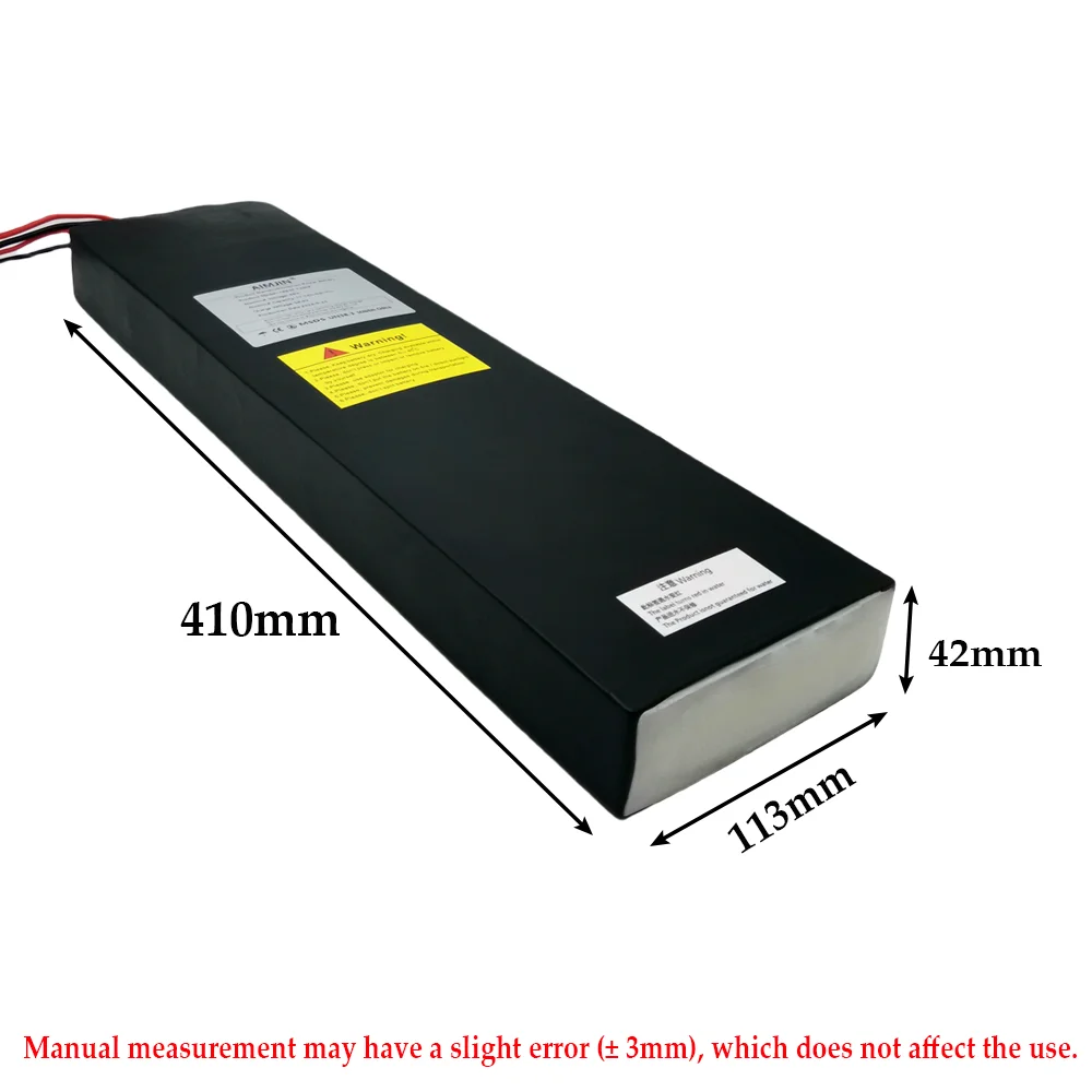 13s5p lithium battery pack 17500mAh, with BMS, suitable for Kugoo X1/X1Plus scooter 48V scooter battery