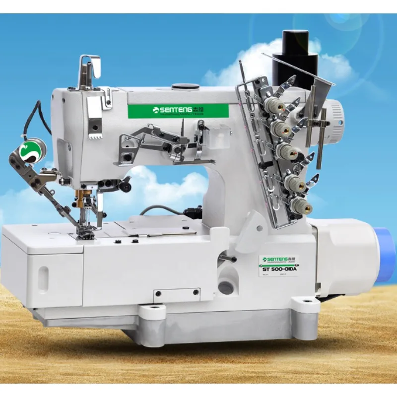 

[Best-selling] ST500-01BC Flat Bed Interlock Cover Stitch Industrial Sewing Machine Embroidery Machine