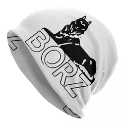 Chechen Borz Wolf Bonnet Hats Casual Outdoor Skullies Beanies Hat for Men Women Spring Multifunction Caps