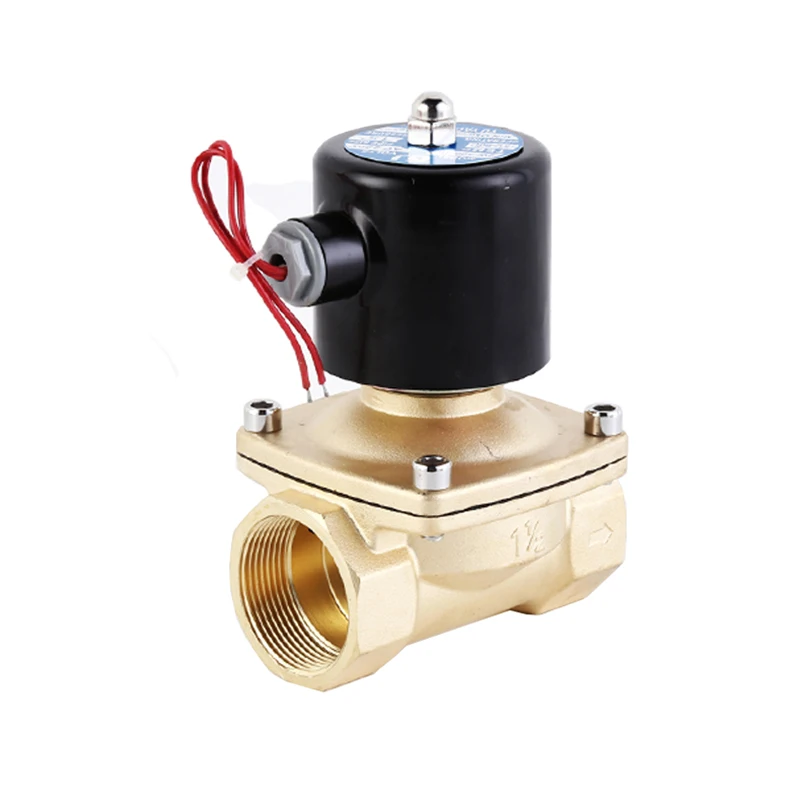 

1-1/4'' Normally Closed Solenoid Valve 24V 12V 220V 110V Brass Solenoid Valve For Gas