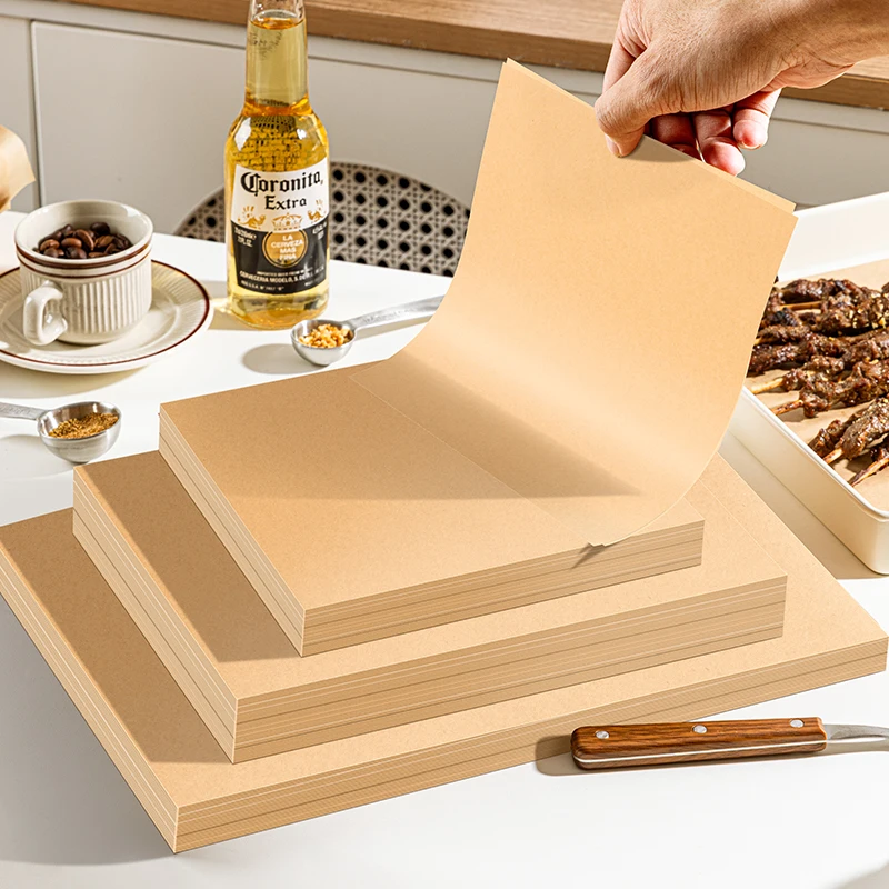 Kitchen Baking Paper - Yiyecekler için Yağ Geçirmez Kağıt, Kraft