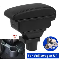 For Volkswagen UP Armrest Box For Skoda Citigo VW UP Seat Mii Car Armrest Console Storage Box dedicated Retrofit Car Accessories