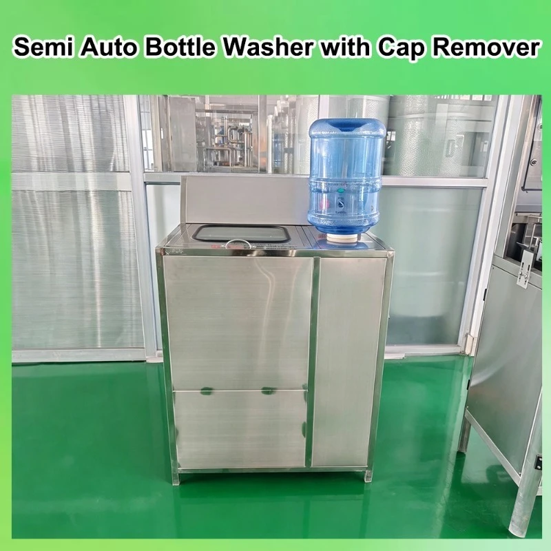 Trade Assurance Semi-Automatic Manual Washer  Bottle Brushing Brushing Machine for Water Bottle Washing view 2