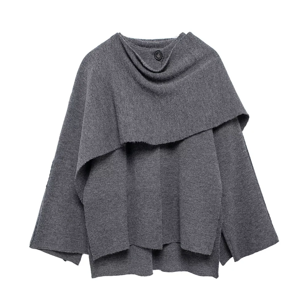 UNIZERA autumn and winter new products fashionable casual women's clothing loose cape style short coat jacket