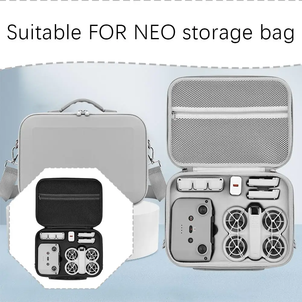 

For DJI Neo Drone Storage Bag Anti Fall Anti-collision Portable Suitcase Mesh Lined Pocket For DJI Neo Protective Accessori P2D9