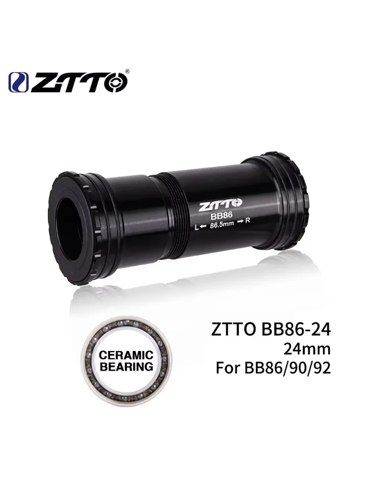 AliExpress ZTTO BB86 24 Press Fit Thread Lock Bottom Bracket ceramic bearing Thread lock For MTB Road Bike BB92 BB90 24mm Crankset chainset