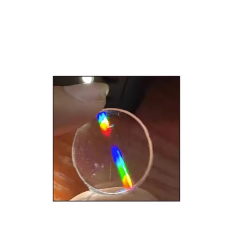 20mm HOE Circular Holographic Diffraction Grating Sheet 200-2000nm 50-600 Lines Optional