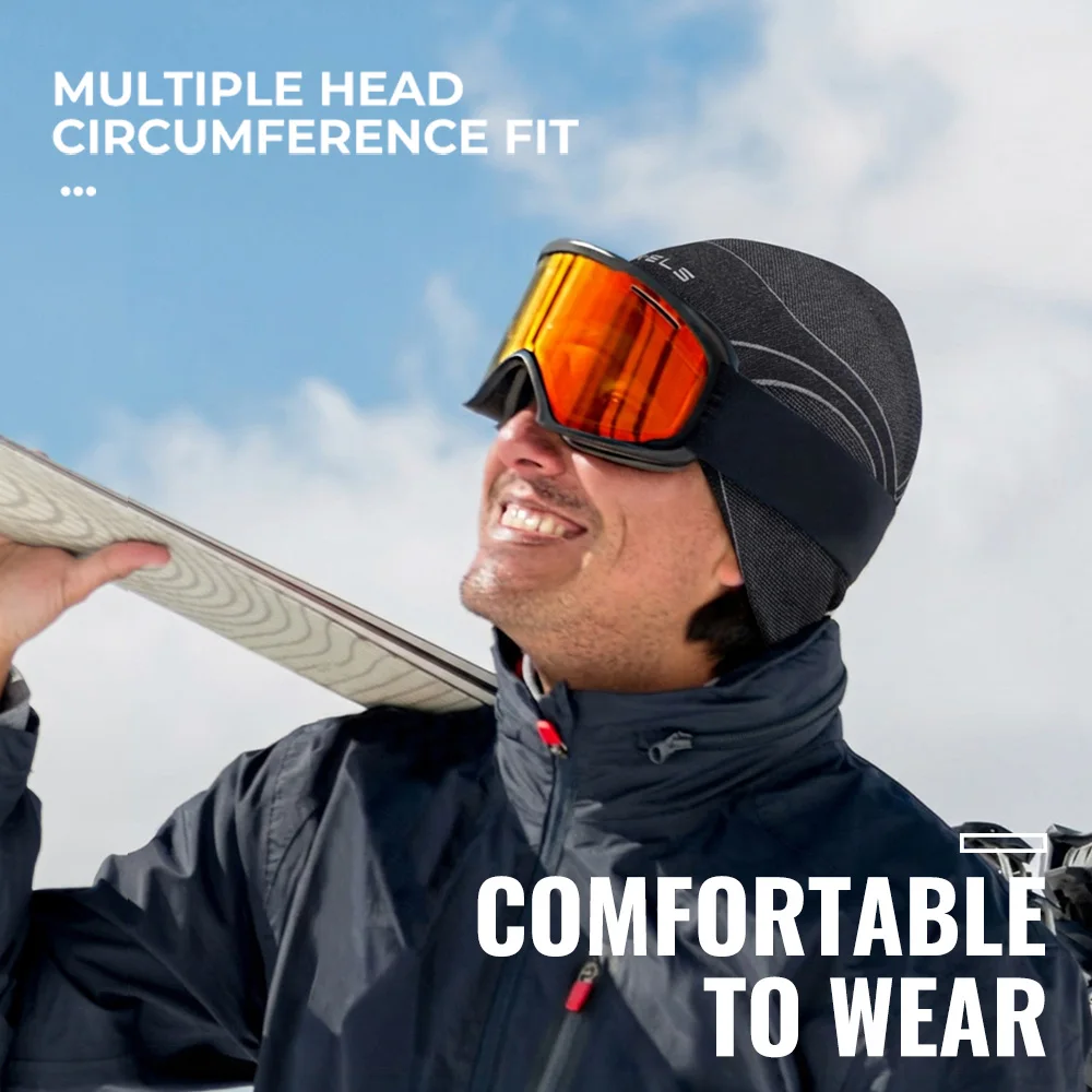 WRELS Winter Helmet Liner Skull Cap Thermal Hat Beanie Cycling Under Liner Watch Cap Beanie Hat