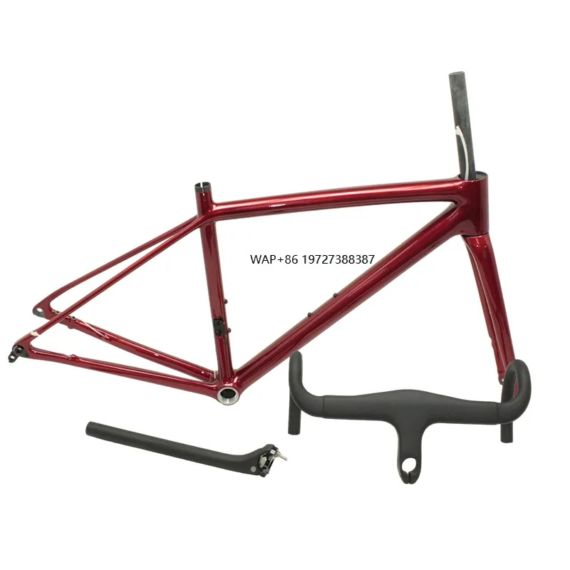 

Из Китая Заводская карбоновая легкая велосипедная рама Di2 и механическая совместимая групповая рама T700 Toray Carbon Легкая рама