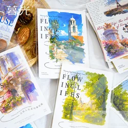 30pcs/lot Memo Pads Sticky Life flows Paper diary Scrapbooking Stickers Office School stationery