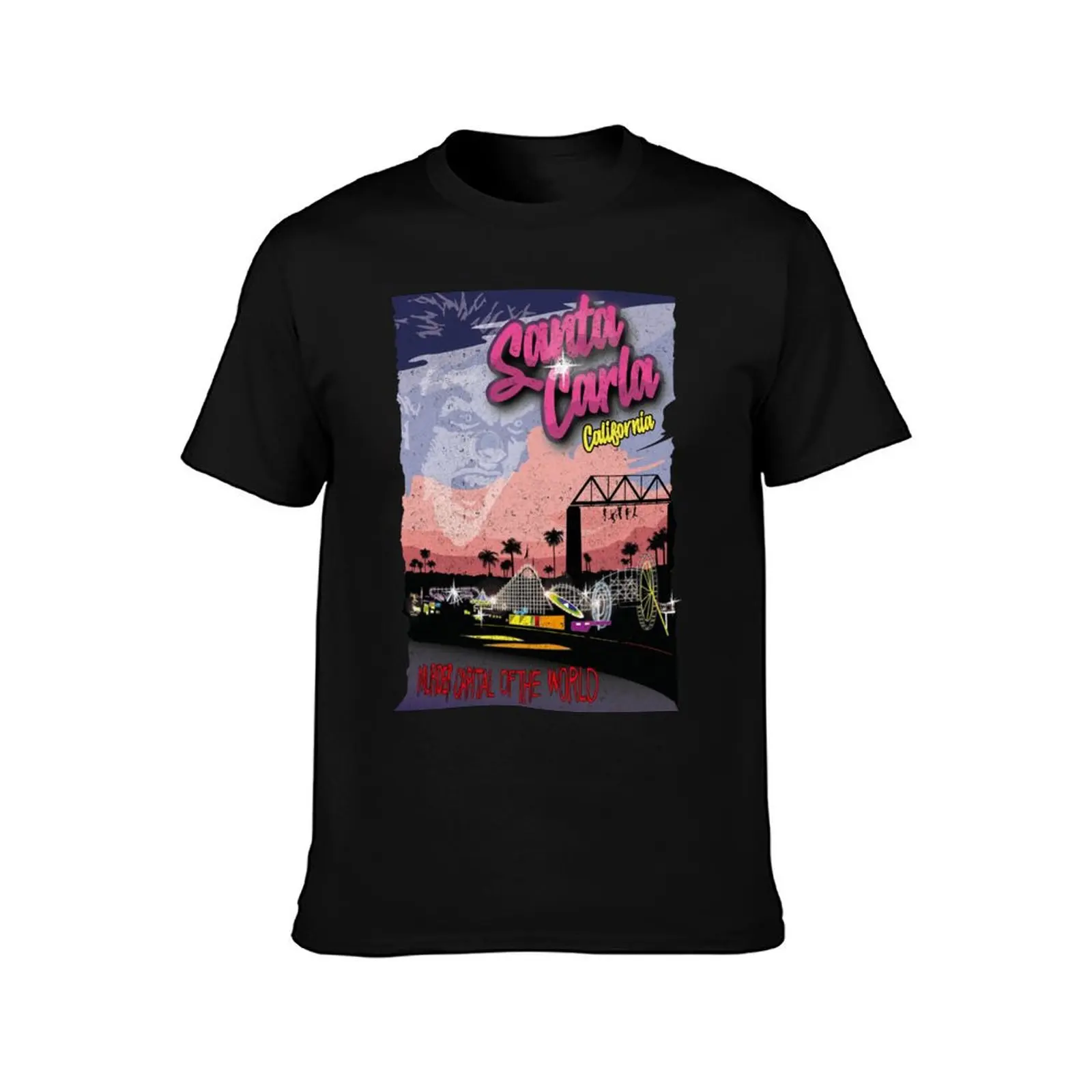 Santa Carla broadwalk T-Shirt High Elasticity Sports T-Shirt