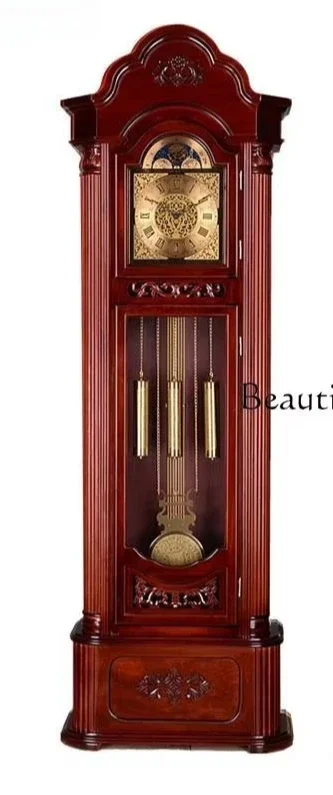 

ld6 *Machinery German Old-Fashioned Big Stand Clock Large Pendulum Clock Clock Solid Wood Machinery European-Style