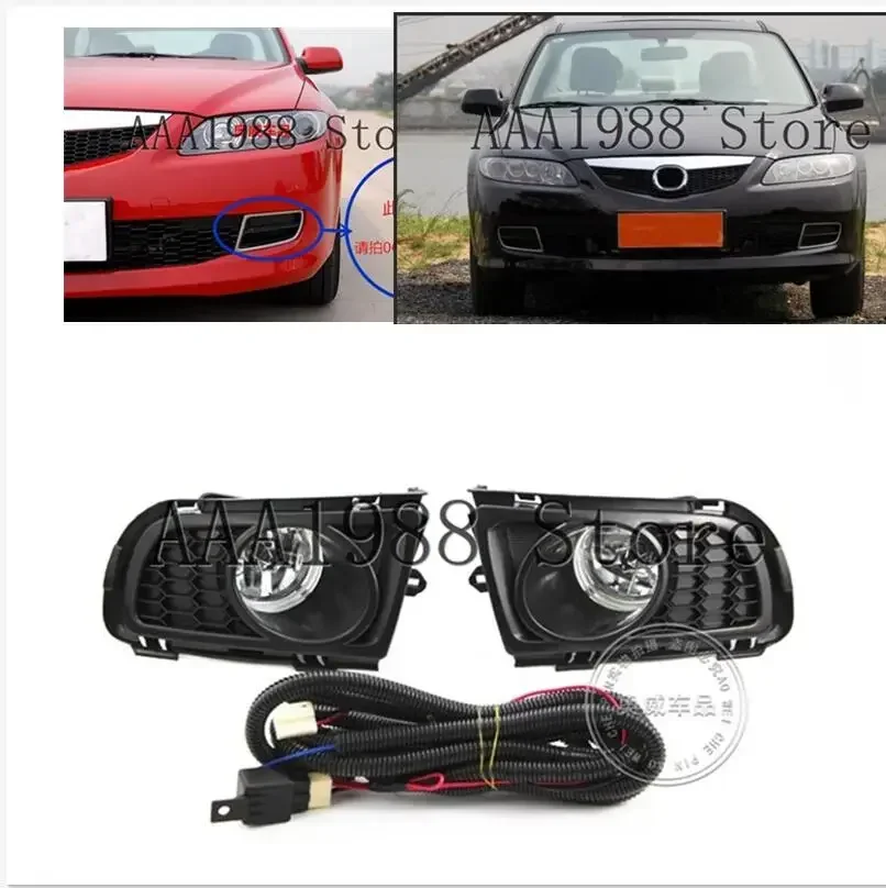 

uto Front Bumper Fog Light 2006 2007 2008 2009 2010 For MAZDA 6 Sedan GG1 Fog Lamp Driving Light Foglight Foglamp With Bulb