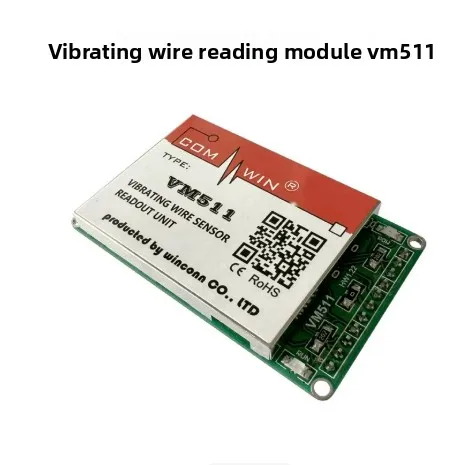 VM511 Vibrating Wire Acquisition Module RS232 RS485 TTL Output for Engineering Monitoring