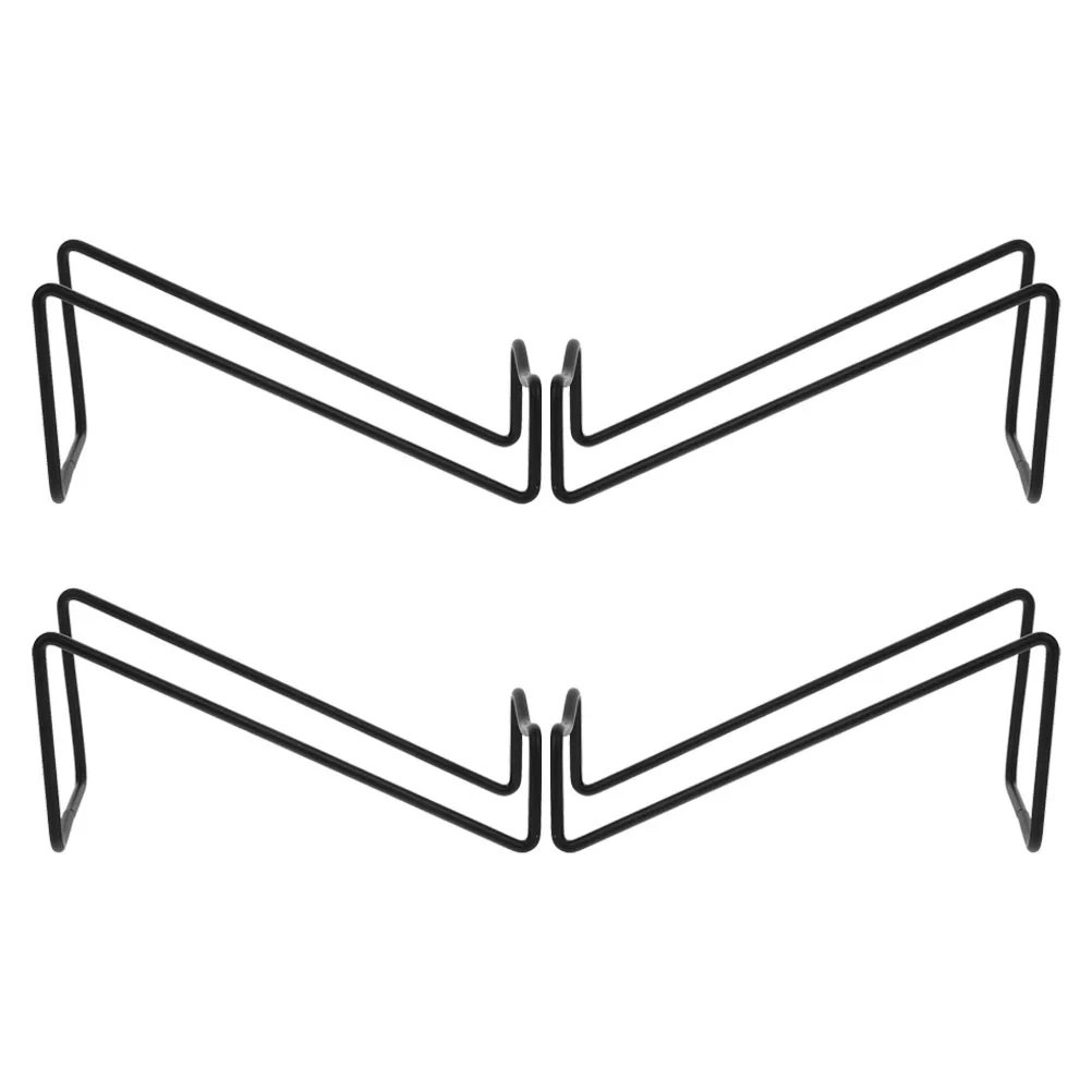 

4 Pcs Iron Countertop Racks Easy Assembly Storage Racks Holder Bottle Display Storage Home Bar