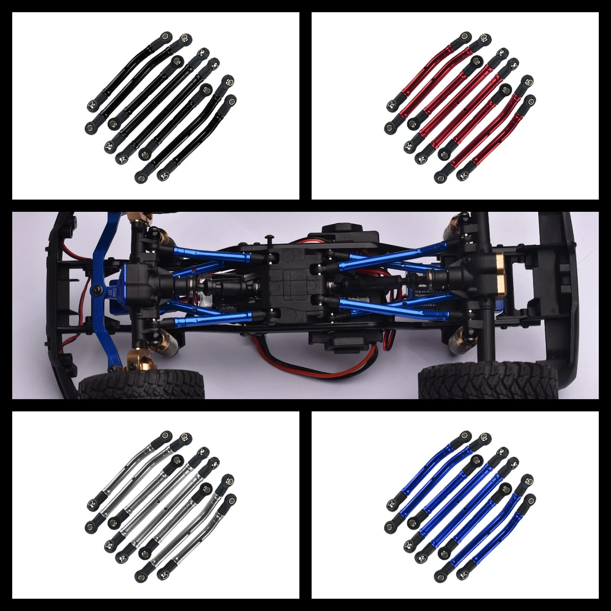 

GPM Aluminium 6061-T6 High Clearance Adjustable Link Set For TRAXXAS 1/18 TRX4M