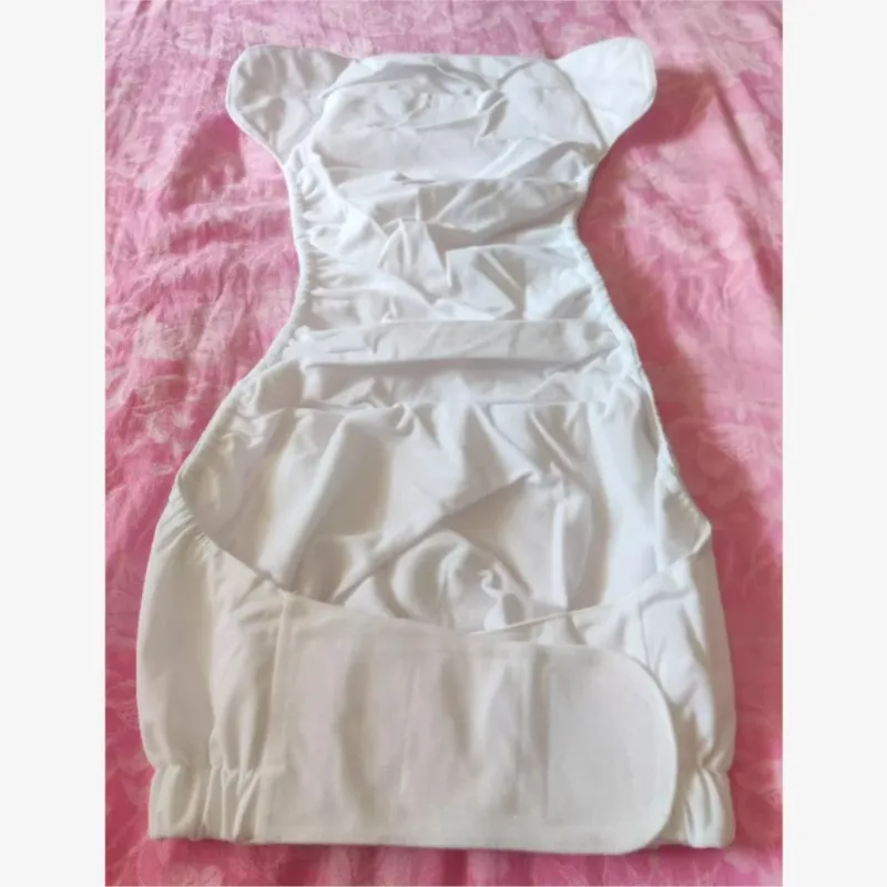 Adult ABDL Leak Proof Diaper Cover Washable Reusable Diapers Panties Velcro Adjustable Waist Breathable Soft Plus Size Nappies